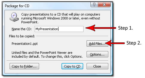 Package CD PowerPoint
